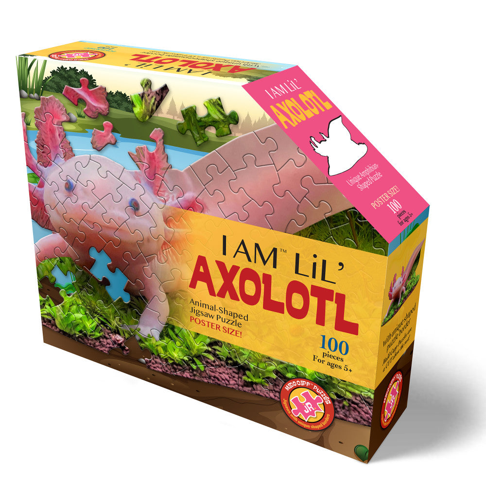 Madd Capp I Am LiL' Axolotl Jigsaw Puzzle - 100 pc