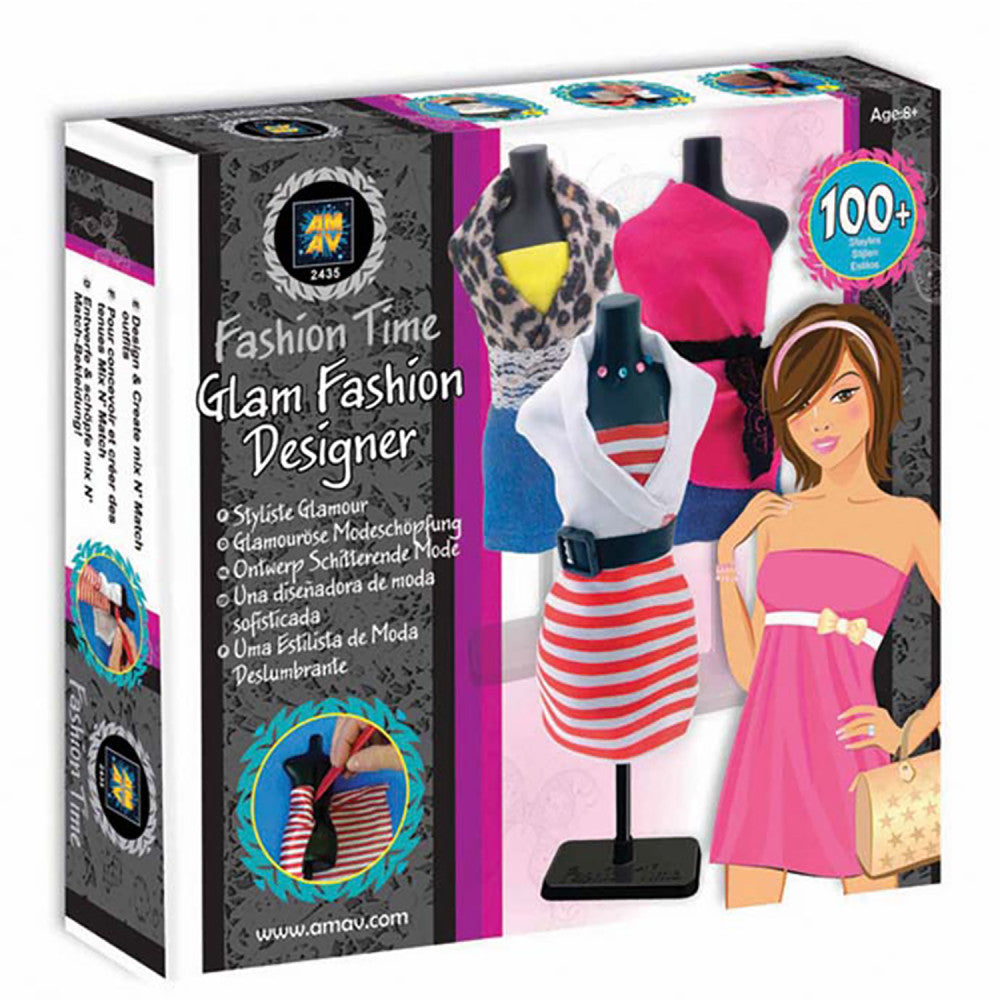 Amav Fashion Time Glam Fashion Designer Creativity Kit