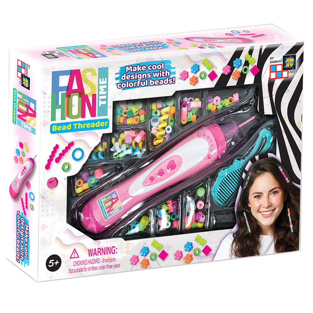 Amav Fashion Time Colorful Bead Threader Hair Styling Kit