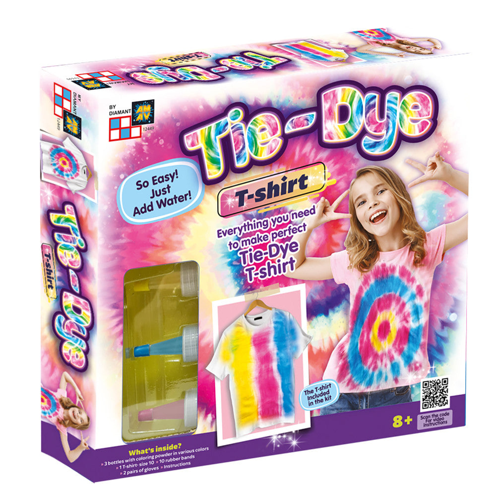 AMAV Fashion Time Vibrant Tie Dye T-Shirt Design Kit