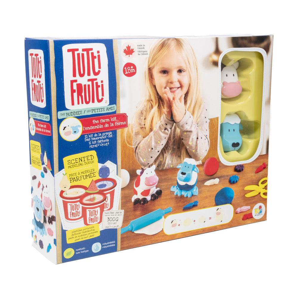 Bojeux Tutti Frutti Farm-Themed Scented Modeling Dough Kit