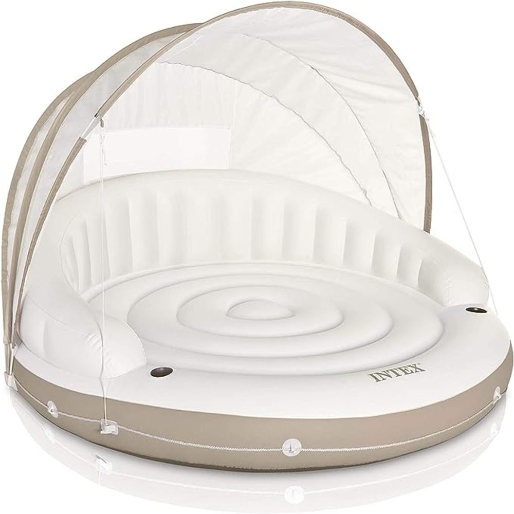 Intex Inflatable Canopy Island Float Lounge - 78.5" x 59"