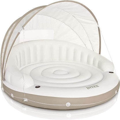 Intex Inflatable Canopy Island Float Lounge - 78.5" x 59"