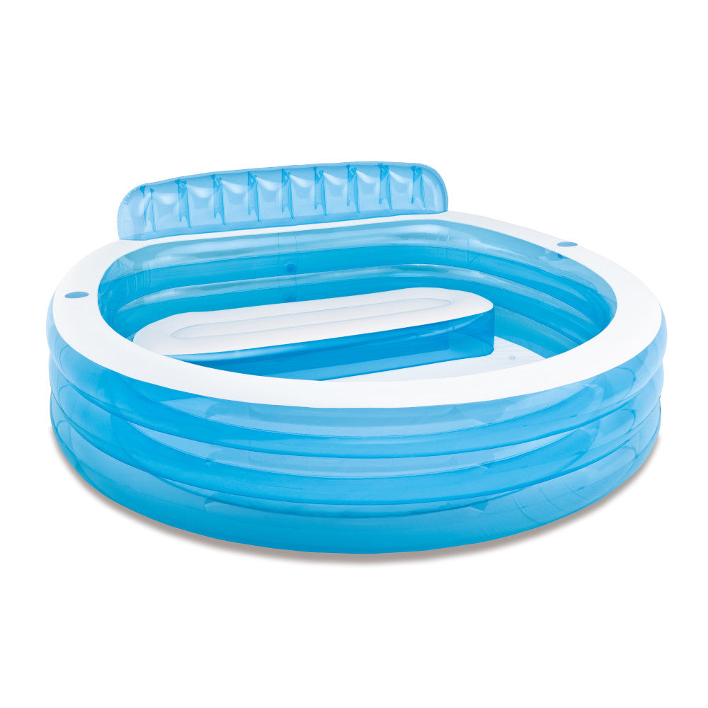 Intex Swim Center Family Lounge Pool - Large Blue Inflatable