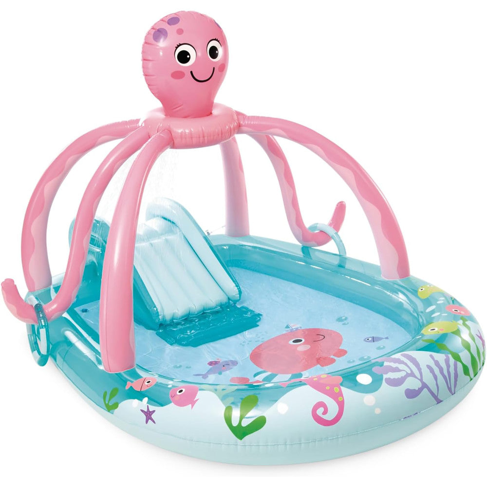 Intex Friendly Octopus Inflatable Play Center with Water Slide