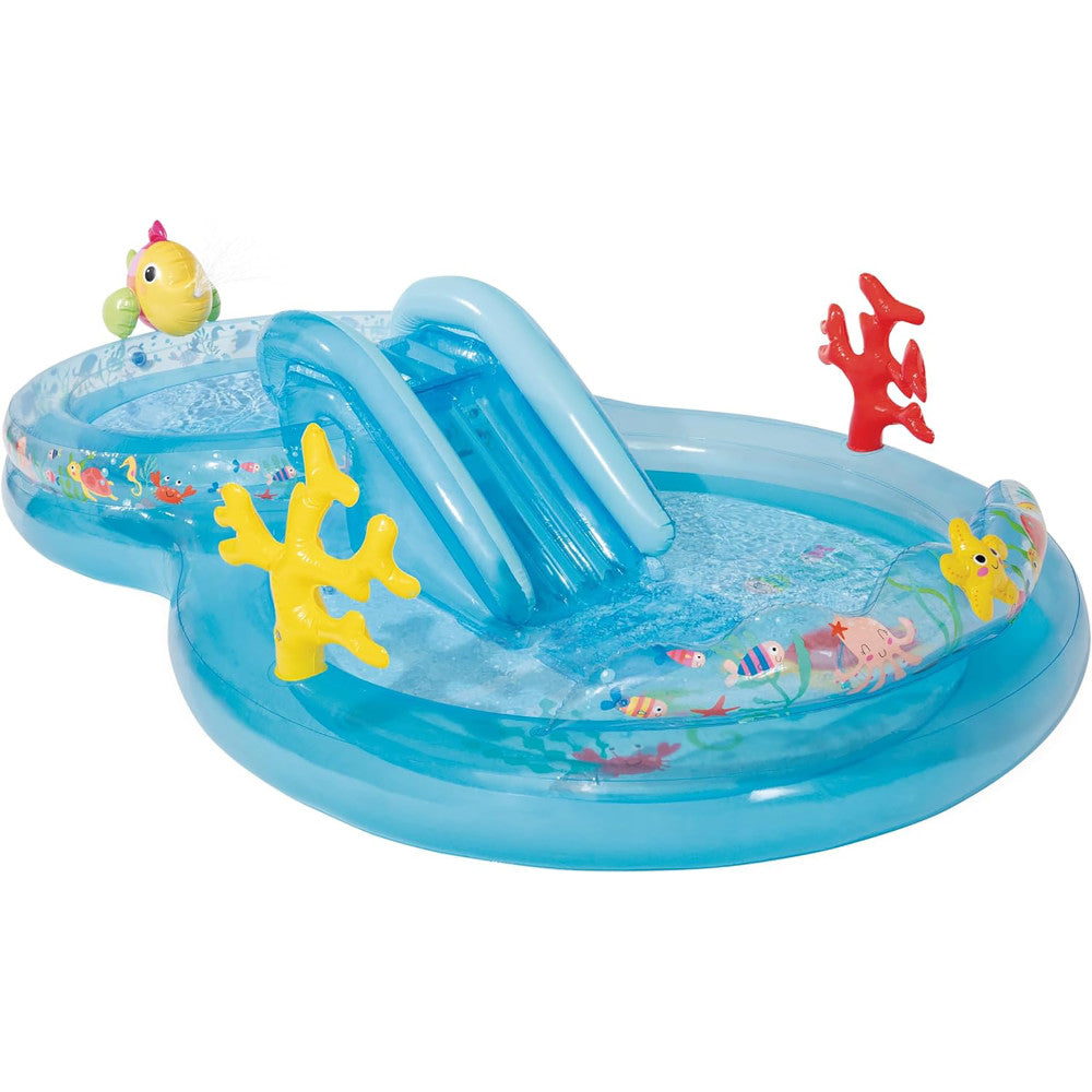 Intex Under The Sea Inflatable Play Center with Water Slide