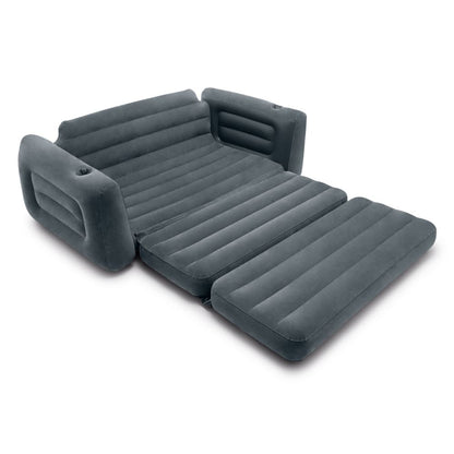 Intex Pull-Out Sofa Inflatable Bed ‚Äì Grey