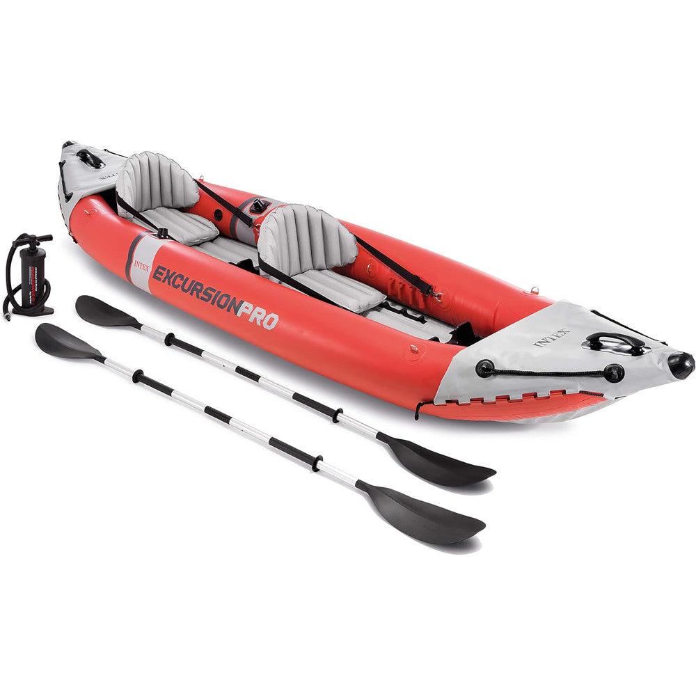 Intex Excursion Pro K2 Kayak, Inflatable High-Performance Set, 151x37x18"