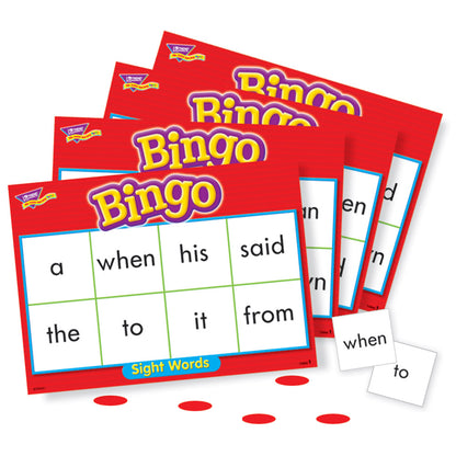 Sight Words Bingo - Educational Language Game for Kids
