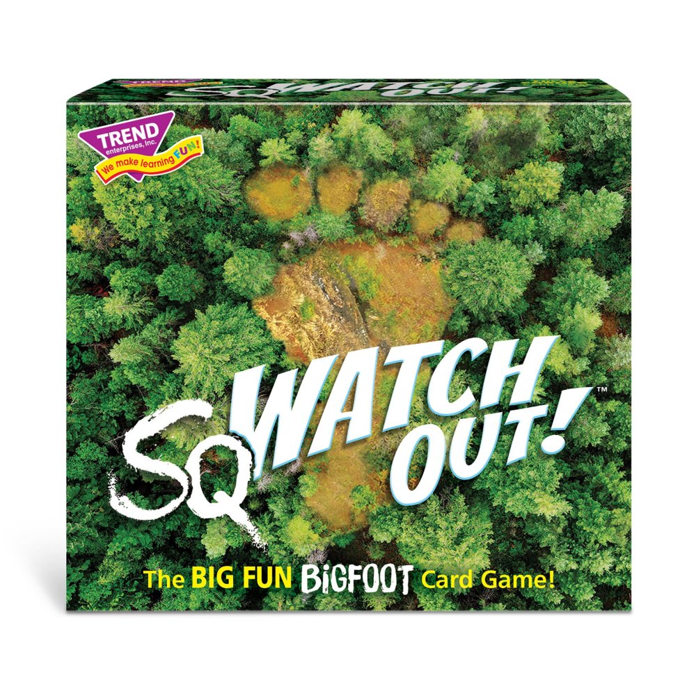 sqWATCH OUT! Bigfoot Mystery Three-Sided Card Game