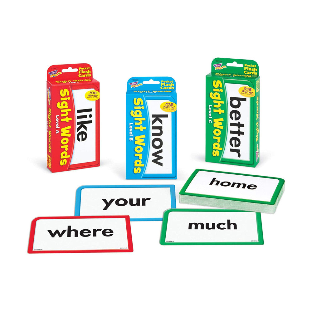 Sight Words Educational Flash Cards 300-Piece Set