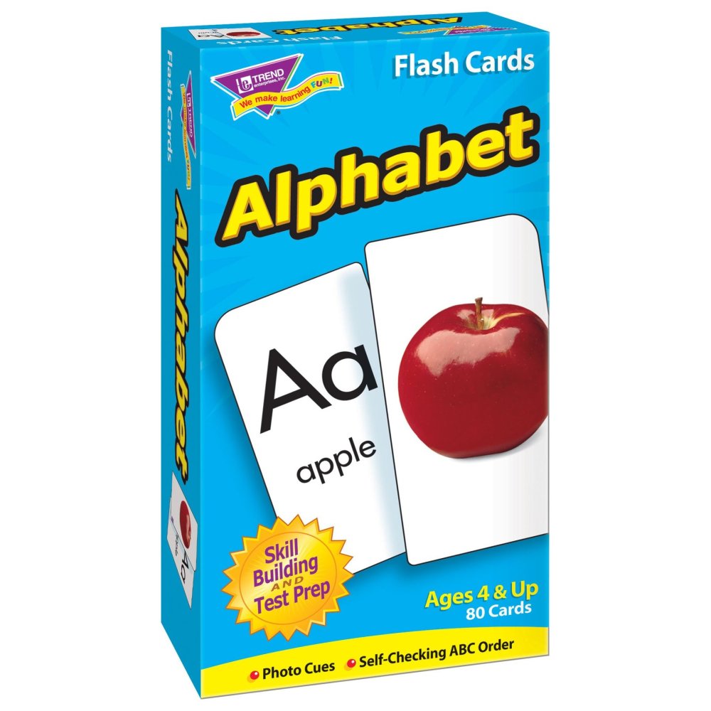 TREND Alphabet Skill Drill Flash Cards - Interactive Learning Tool