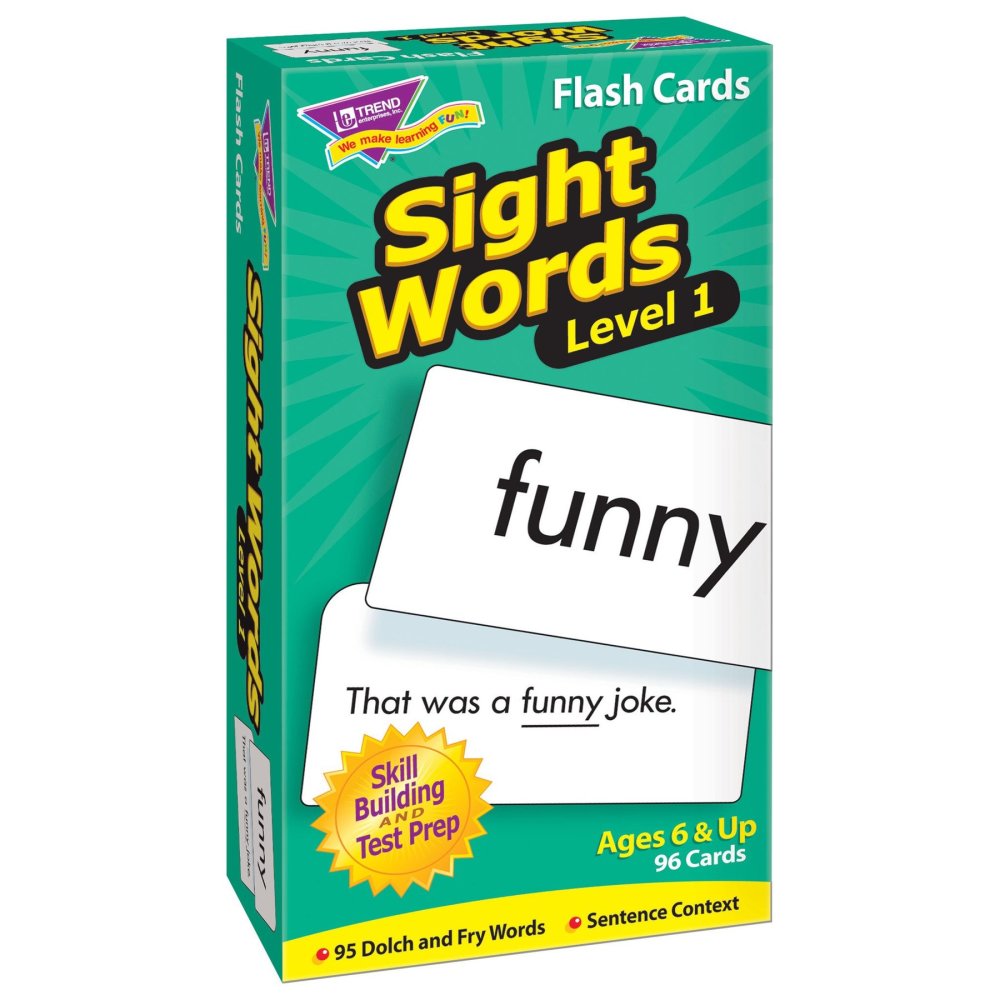 Educational Insights - Sight Words Level 1 Skill Drill Flash Cards - Learning Tool