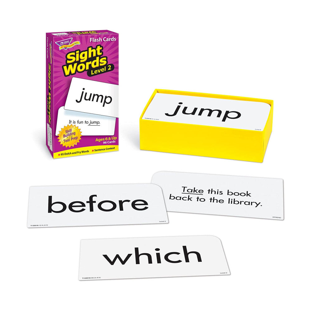 Sight Words Level 2 - Skill Drill Flash Cards for Early Reading