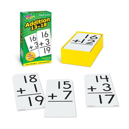 Skill Drill Addition Flash Cards: Master Math Facts 13-18