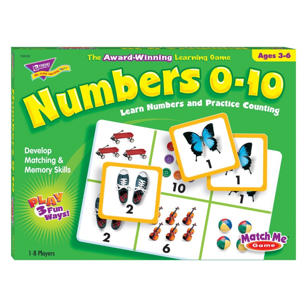 Match Me Numbers 0-10 Educational Game - Interactive Math Learning