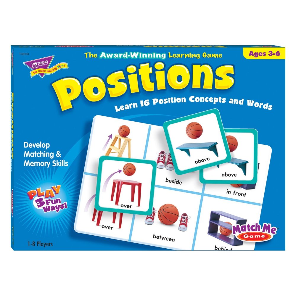 Match Me Positions Game - Educational Memory and Matching Game