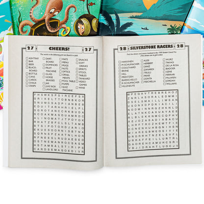 Three Little Twigs: 8pc Puzzle Book Bundle - Crossword & Word Search Set