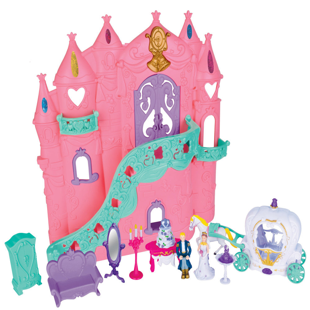 Redbox Princess Sapphire Wedding Palace Playset with Light-Up Carriage