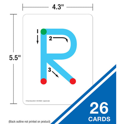 Key Education Publishing Textured Touch and Trace: Uppercase Learning Cards