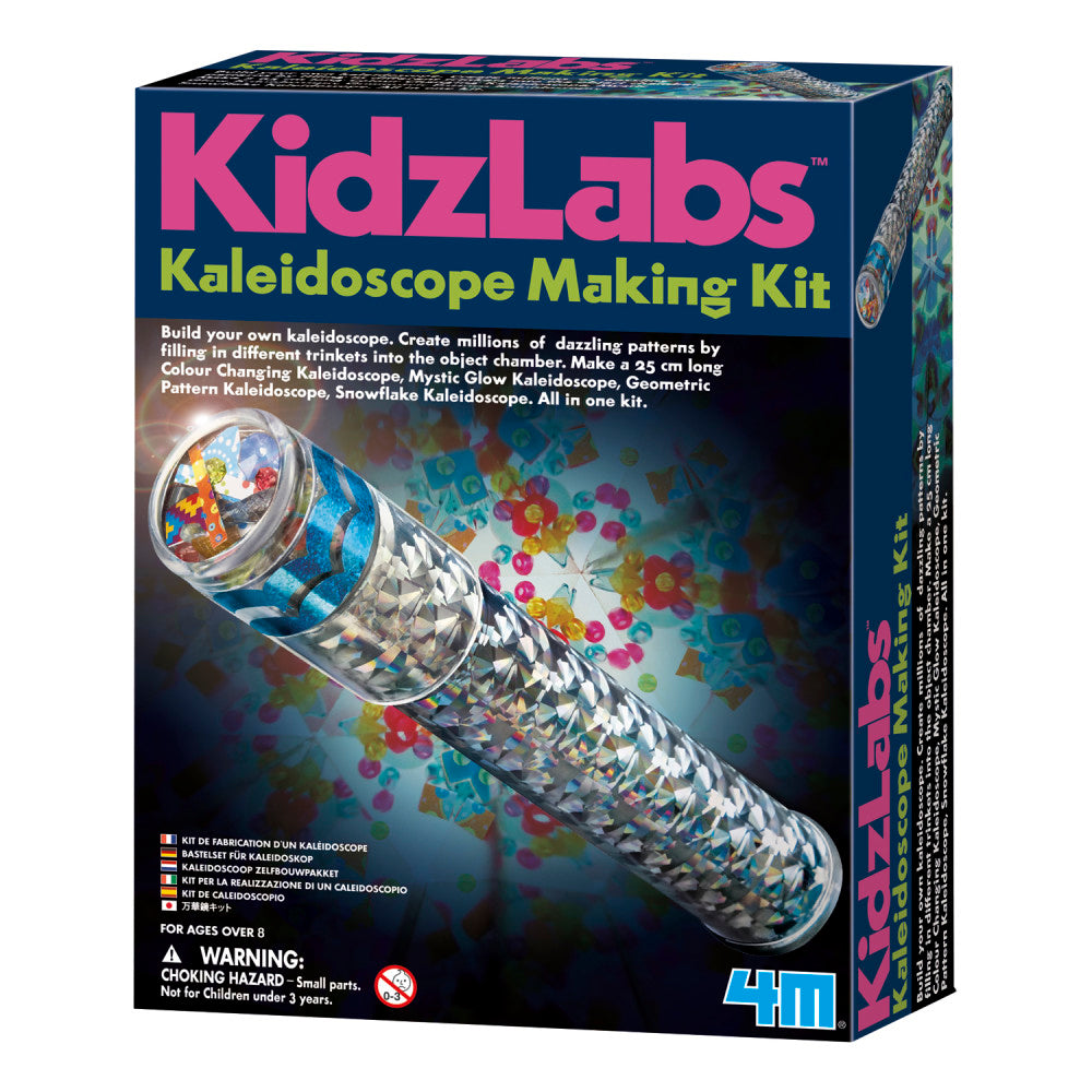 4M Kidzlabs Creative Kaleidoscope Making Kit - Explore Light & Color