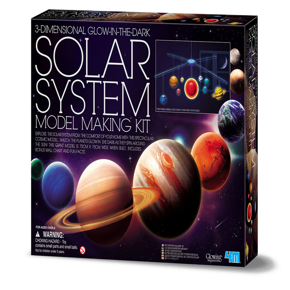 4M Glow-in-the-Dark Solar System Mobile Science Kit - STEM