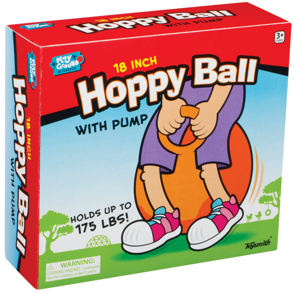 Toysmith 18" Hoppy Balls with Pump for Outdoor Play