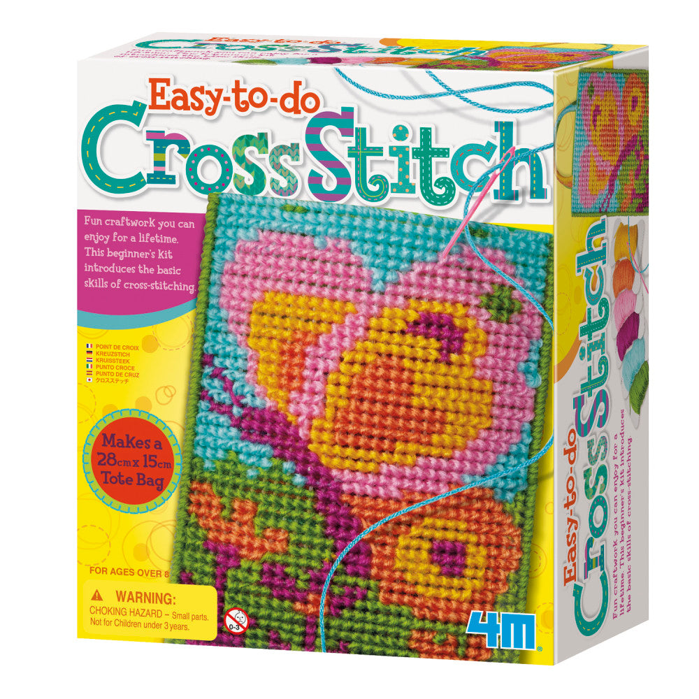 4M Cross Stitch Beginner's Kit - Multicolor