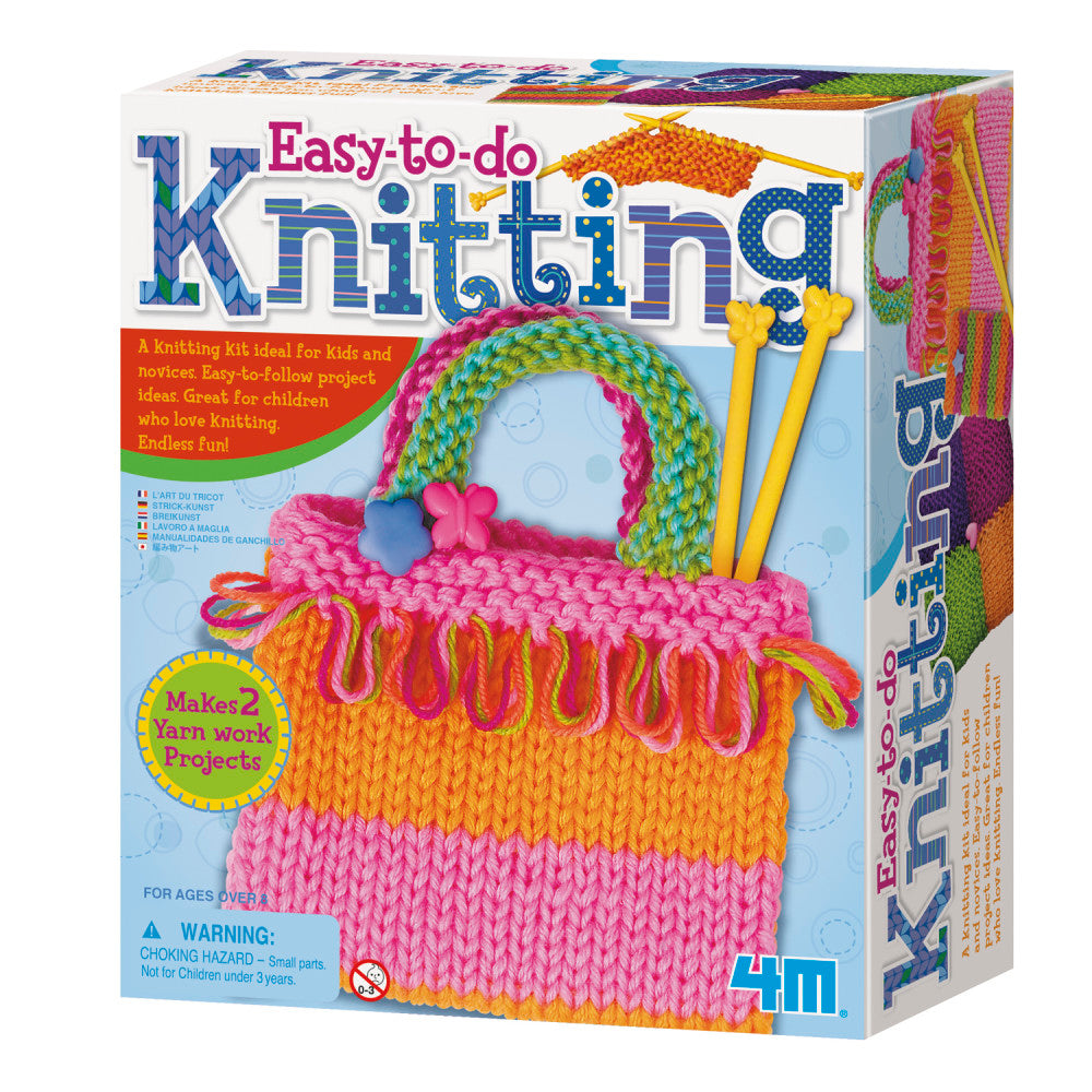 4M Easy-To-Do Knitting Art Kit for Beginners