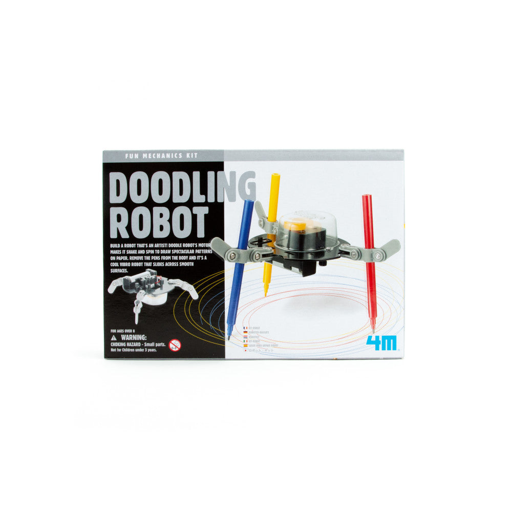 4M Doodling Robot Kit - Multicolor - Creative Art and Science Learning Toy