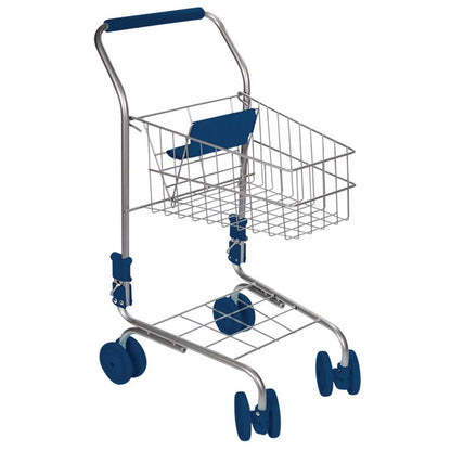 Toysmith Deluxe Metal Toy Shopping Cart - Realistic Playset