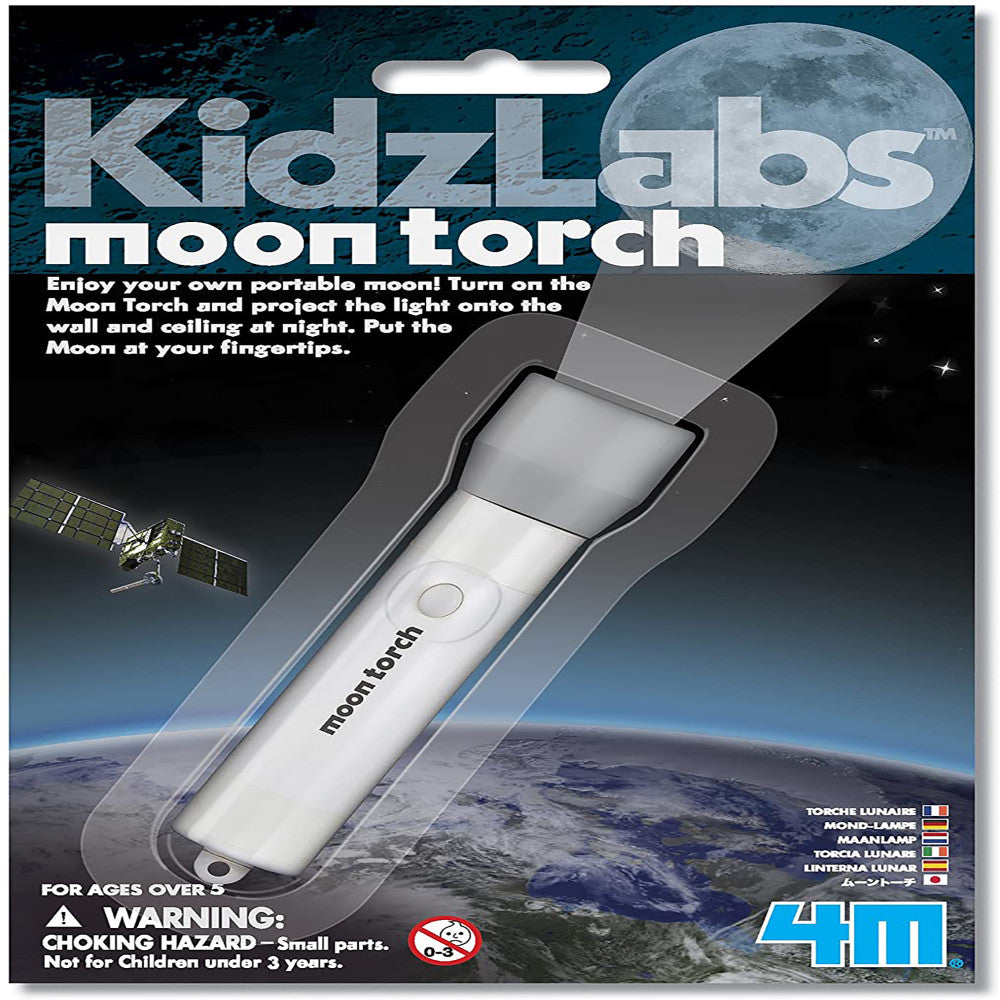 4M Kidz Labs Moon Torch Projector Science Kit