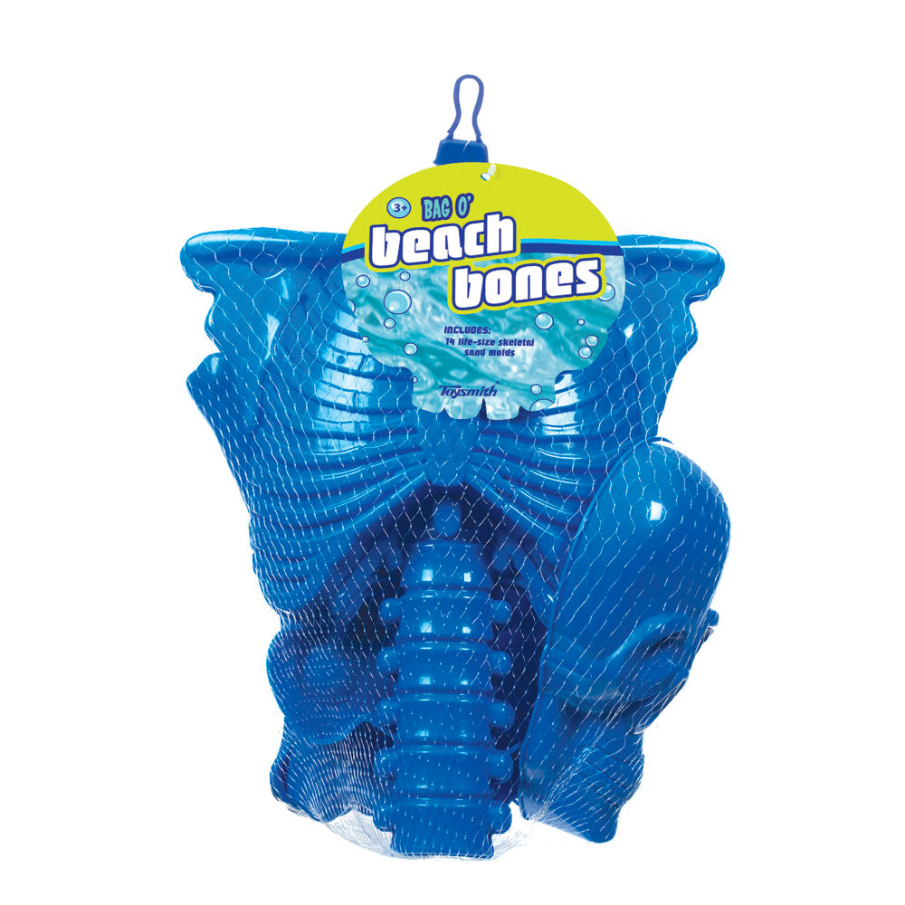 Toysmith - Bag O' Beach Bones Sand Molds - Beach Adventure Set