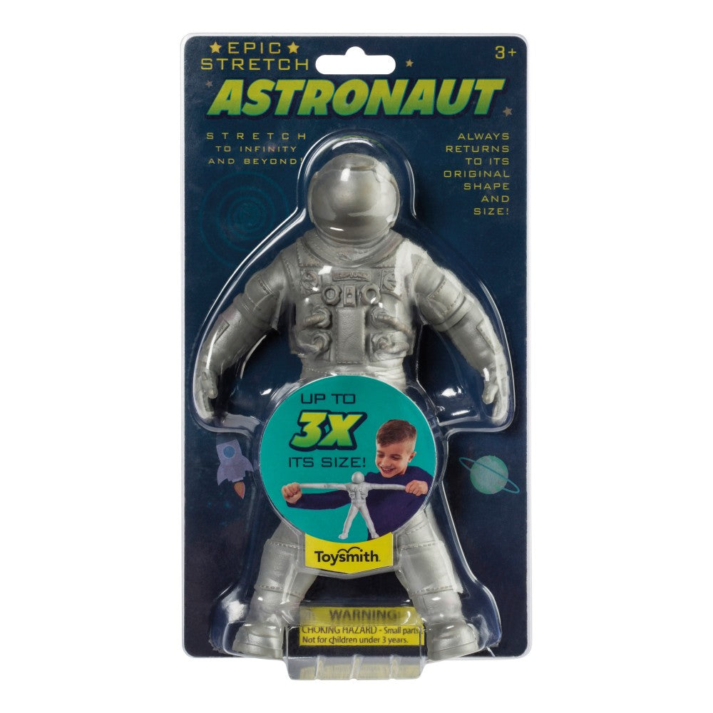 Toysmith 8-inch Epic Stretch Astronaut - Stretches up to 24 Inches