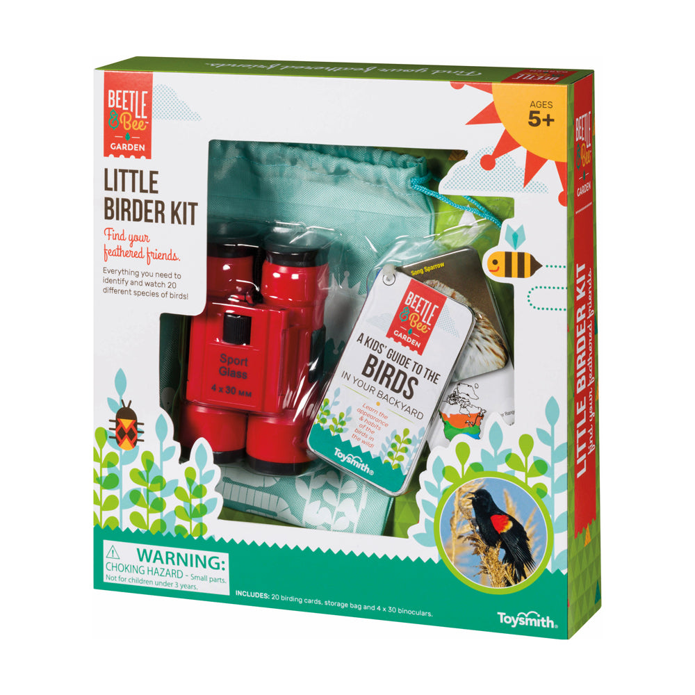 Beetle & Bee Garden 4x30 Little Birder Binoculars Kit