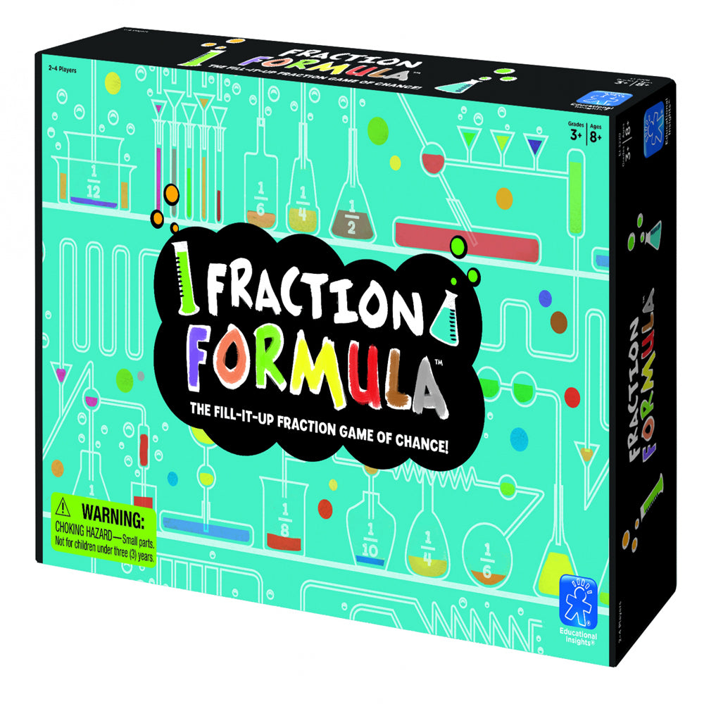 Educational Insights Fraction Formula Game - Visual Math Learning Set