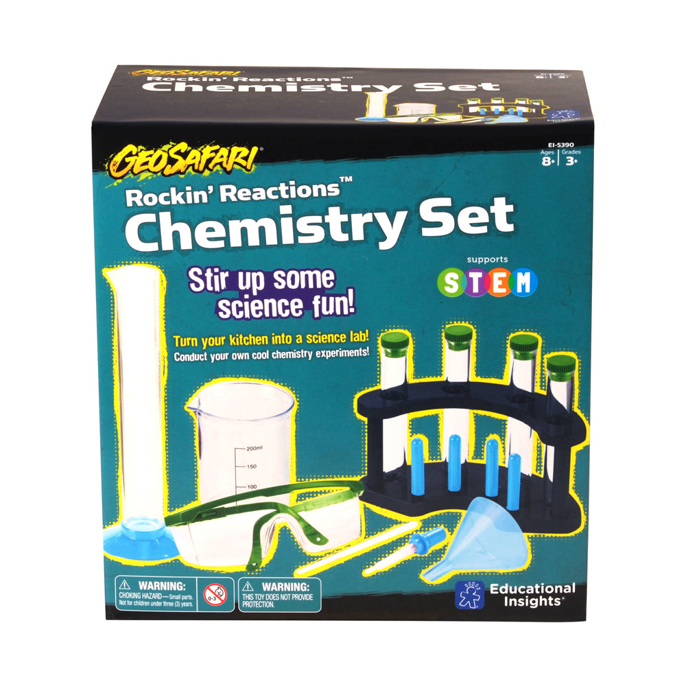 Educational Insights GeoSafari Rockin' Reactions Chemistry Set