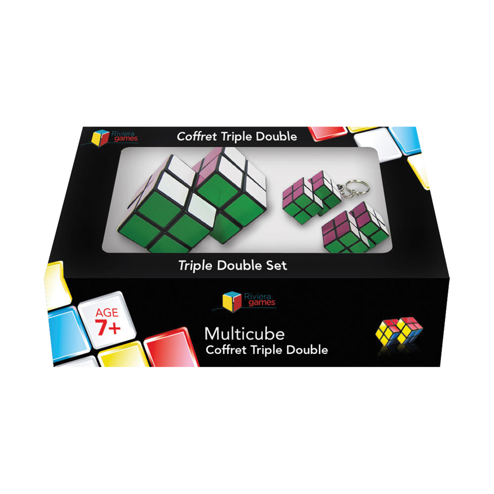 Family Games Inc. Multicube Triple Double Set - Puzzle Collection