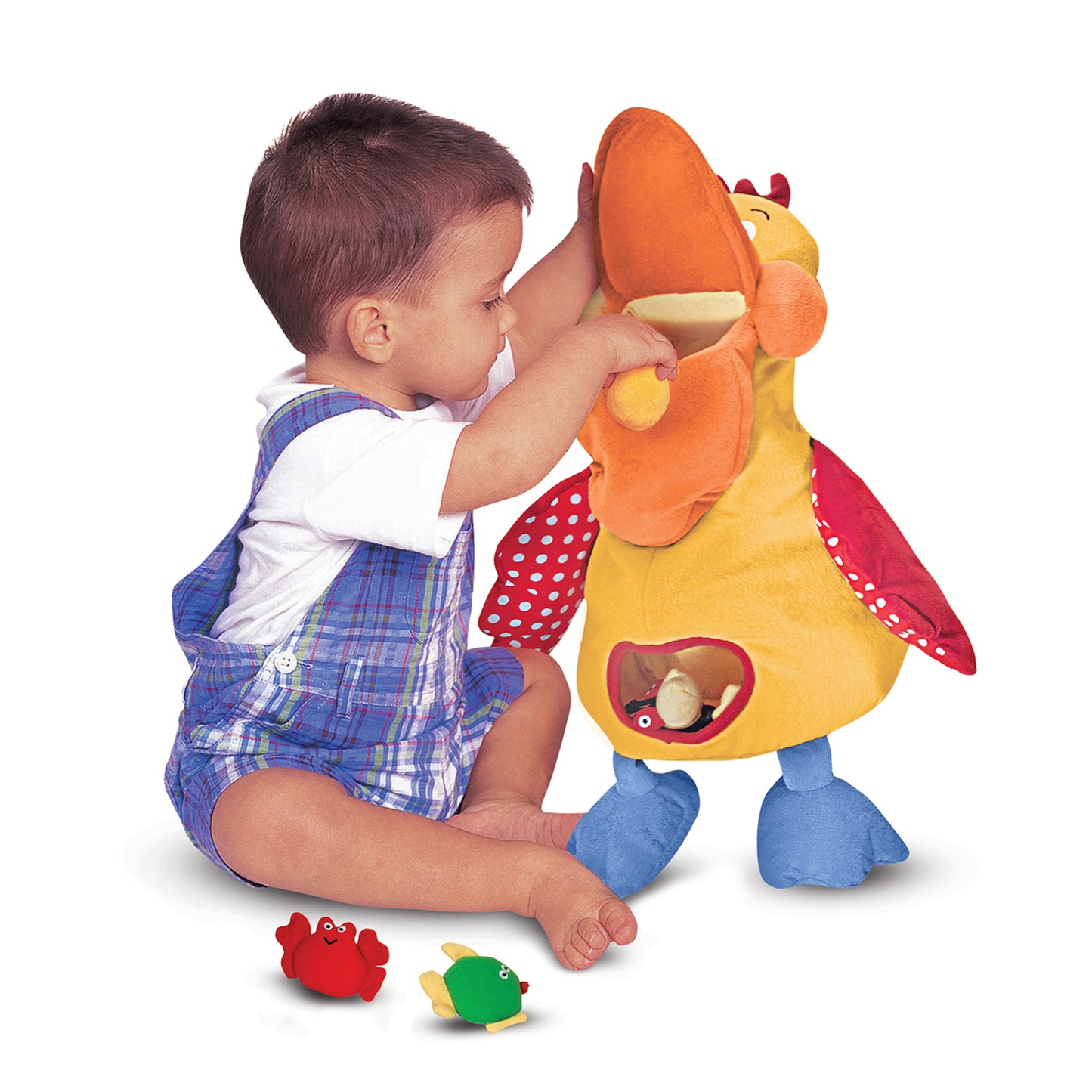 Melissa & Doug K's Kids Hungry Pelican Plush Learning Toy