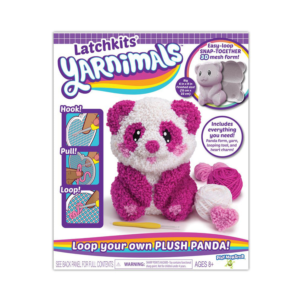 PlayMonster Latchkits Yarnimals 3D Panda Craft Kit