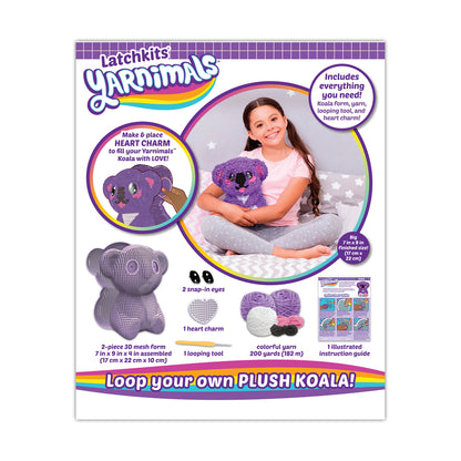 PlayMonster Latchkits Yarnimals Koala 3D Crafting Kit