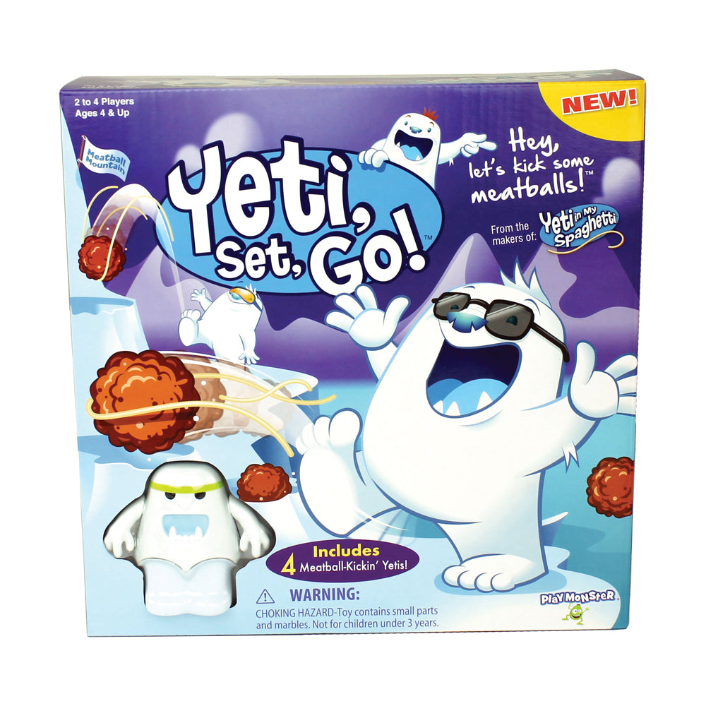 Yeti, Set, Go! Meatball Madness Family Board Game