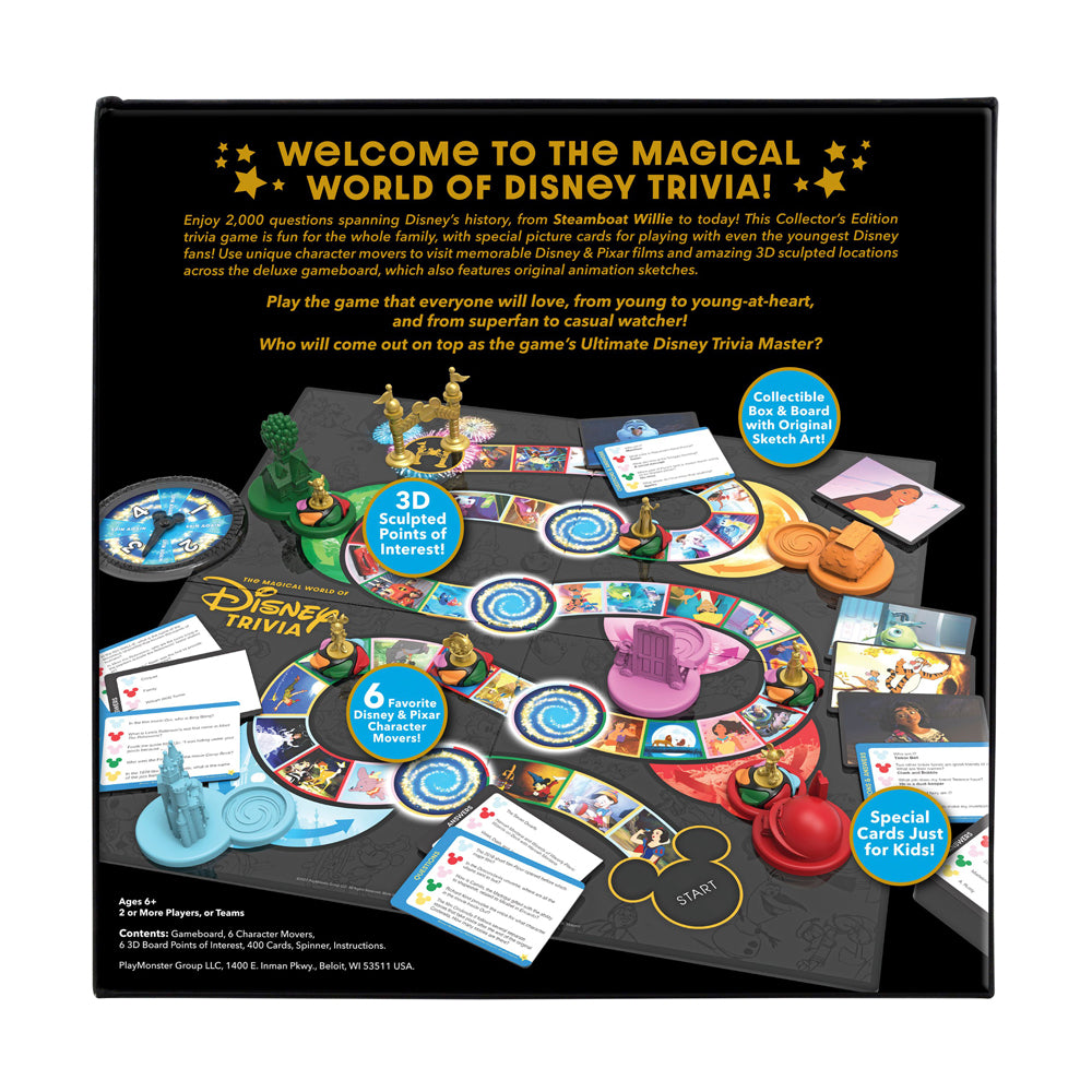 Disney The Magical World of Disney Trivia Board Game