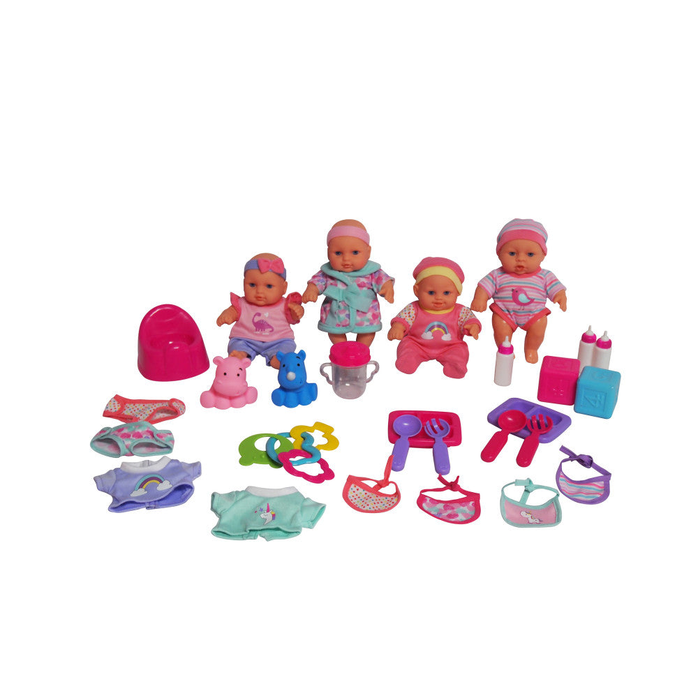 Dream Collection 29-Piece 7" All-Occasions Baby Doll Set