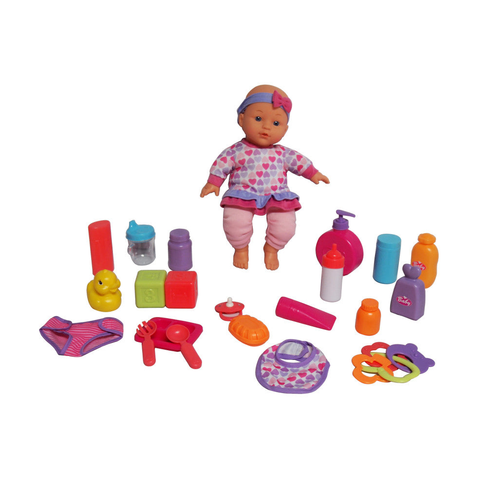 Toys R Us 12" Interactive Baby Doll Care Set with Accessories