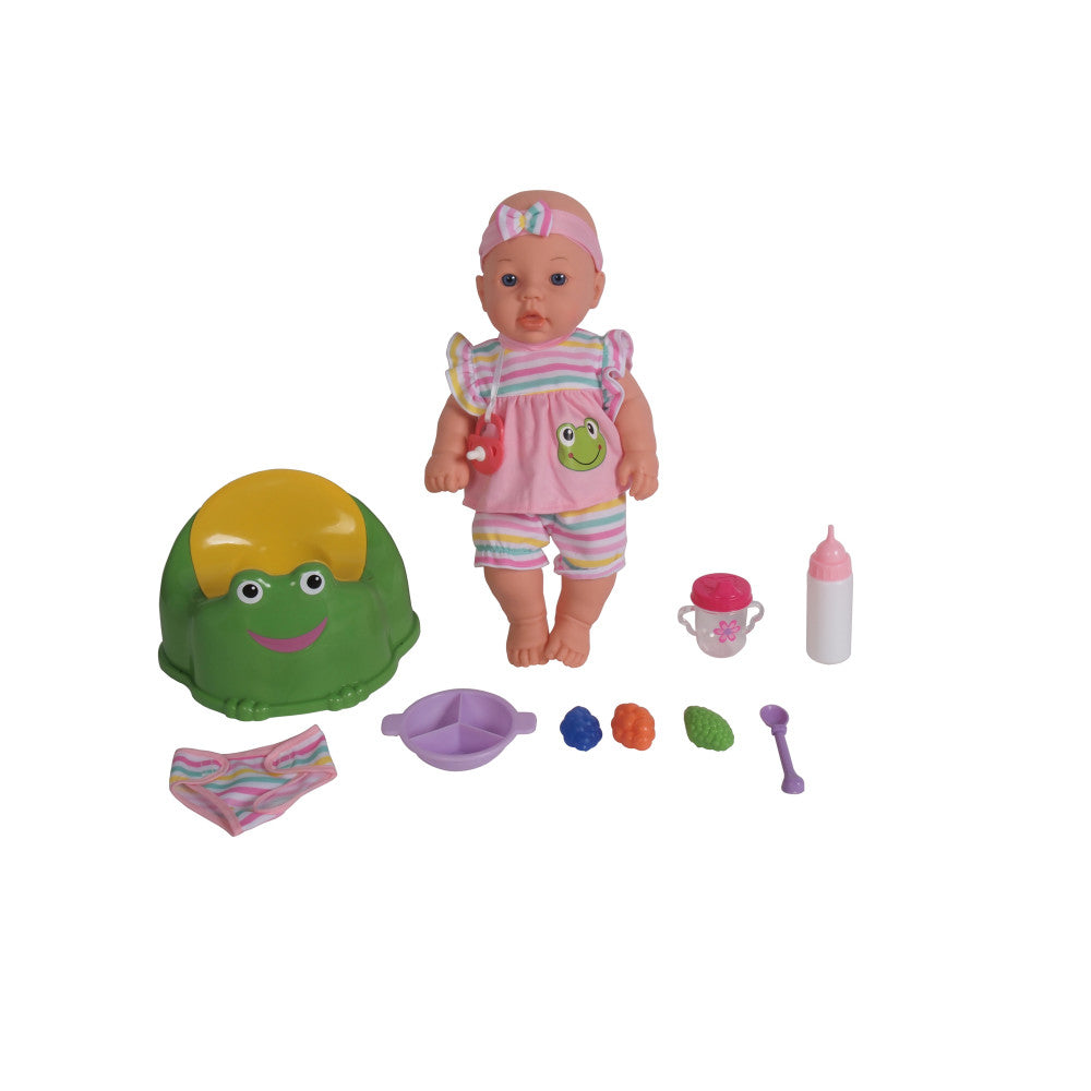 Dream Collection 16" Interactive Baby Doll Care Set with Potty