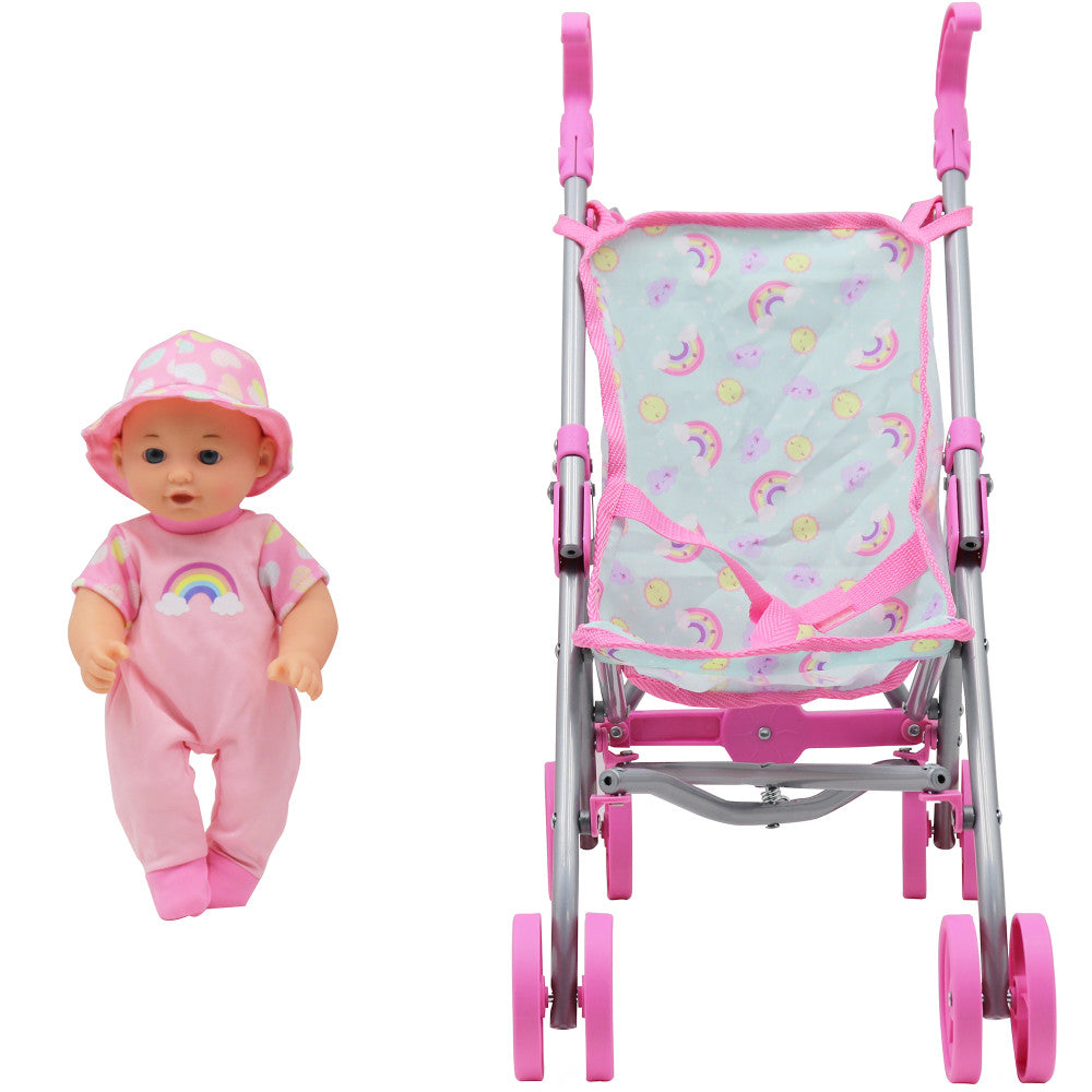 Gi-Go 12" Dream Collection Baby Doll with Stroller Playset