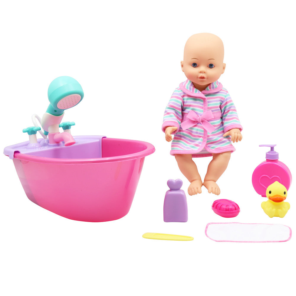 Dream Collection 14-inch Bath Time Fun Baby Doll Set