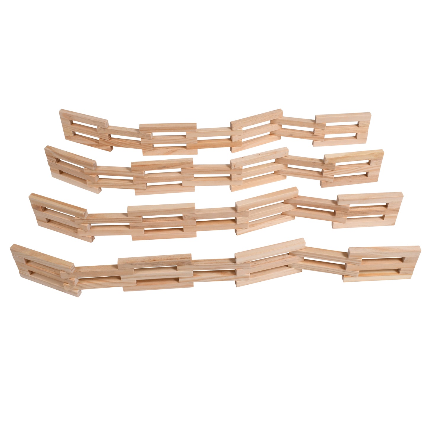 The Freckled Frog Wooden Fences Playset - Set of 4