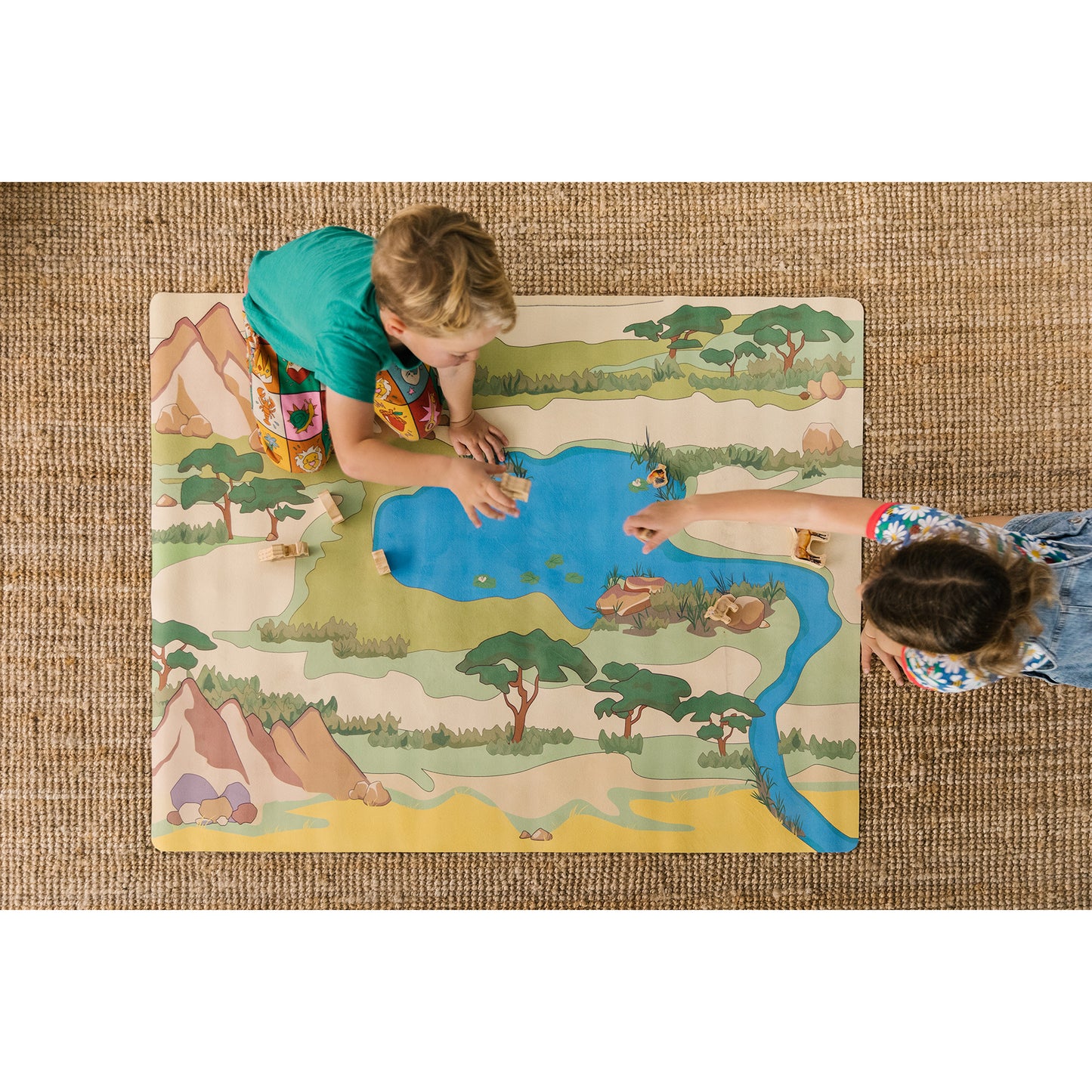 The Freckled Frog Wilderness Adventure Play Mat